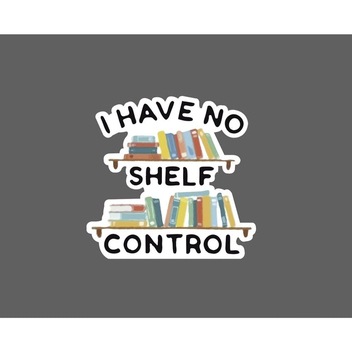 No Shelf Control Sticker Books Reading