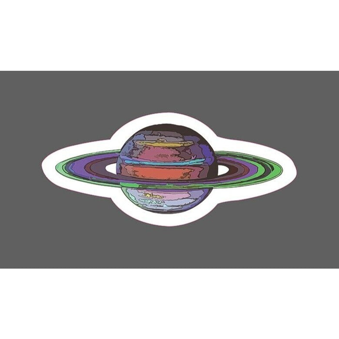 Planet Sticker Saturn Rings