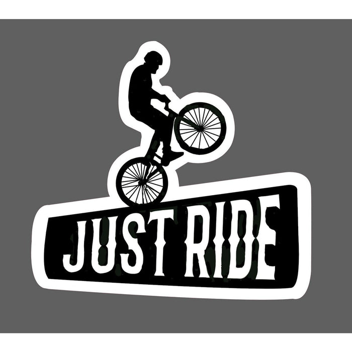 Just Ride Sticker BMX Biking