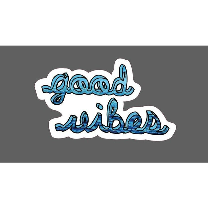 Good Vibes Sticker Waves Ocean