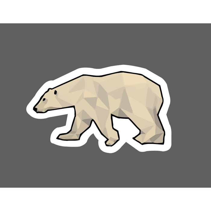 Polar Bear Sticker Geometric