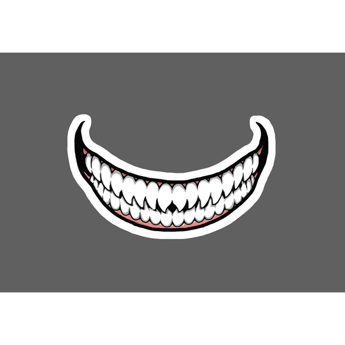 Monster Smile Sticker Sharp Teeth