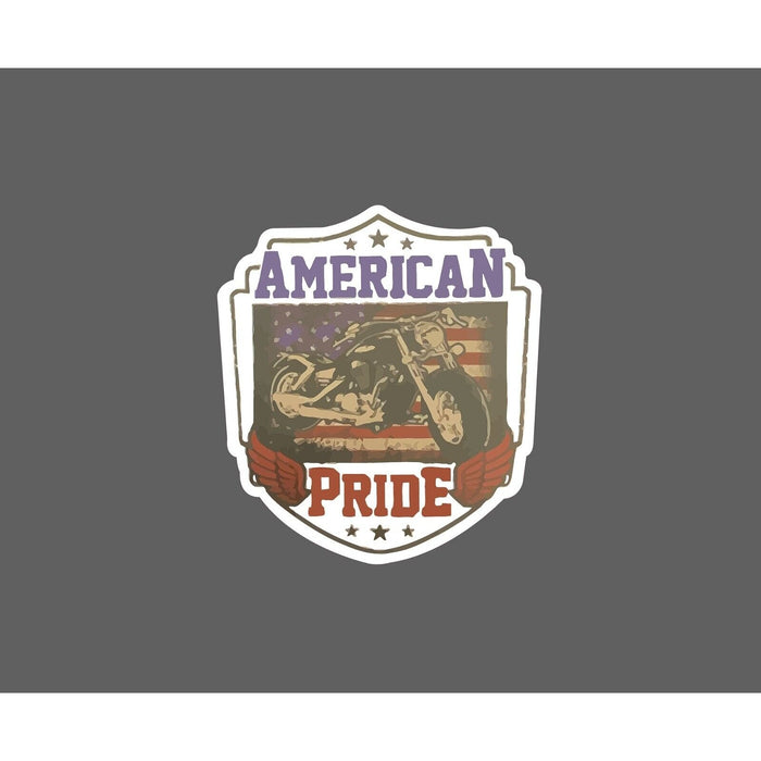 Motorcycles Sticker American Pride