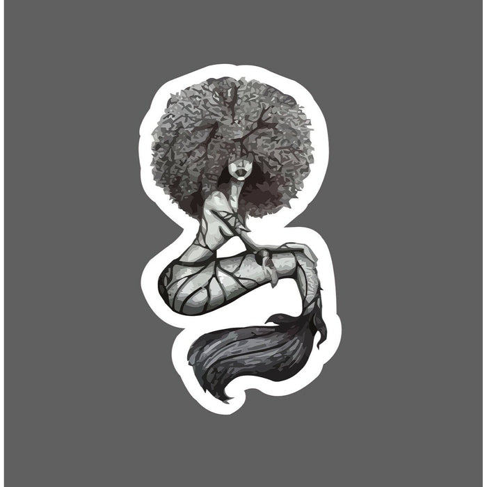 Mermaid Sticker Natural Hair