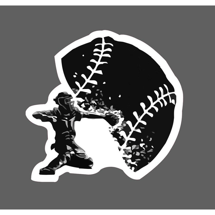 Catcher Sticker Baseball