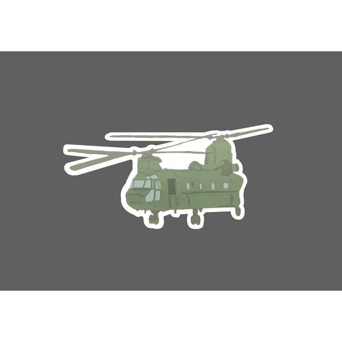 Cargo Helicopter Sticker Military