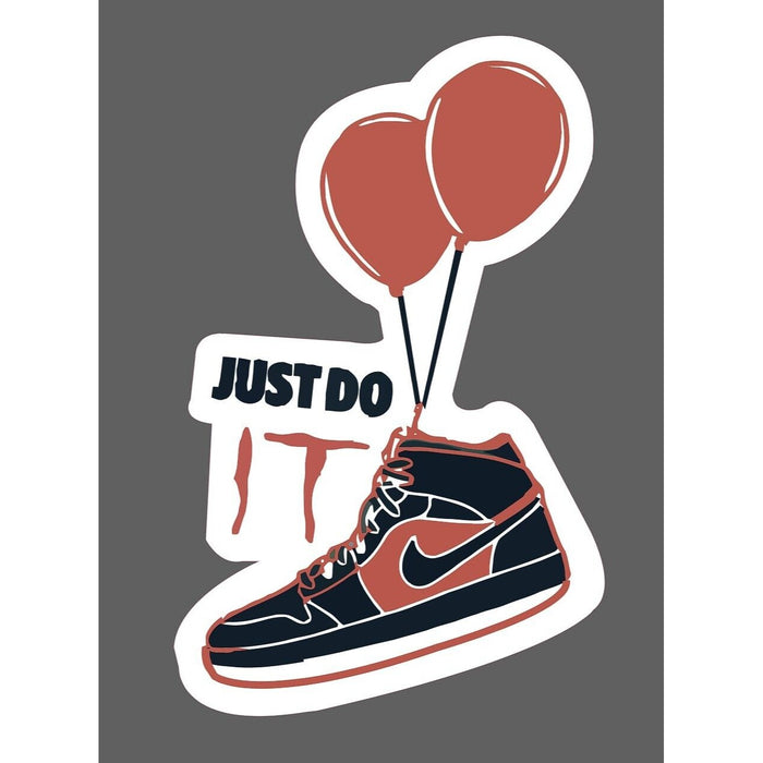 Just Do IT Sticker Shoes Horror