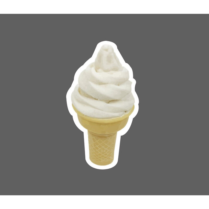 Ice Cream Cone Sticker Vanilla