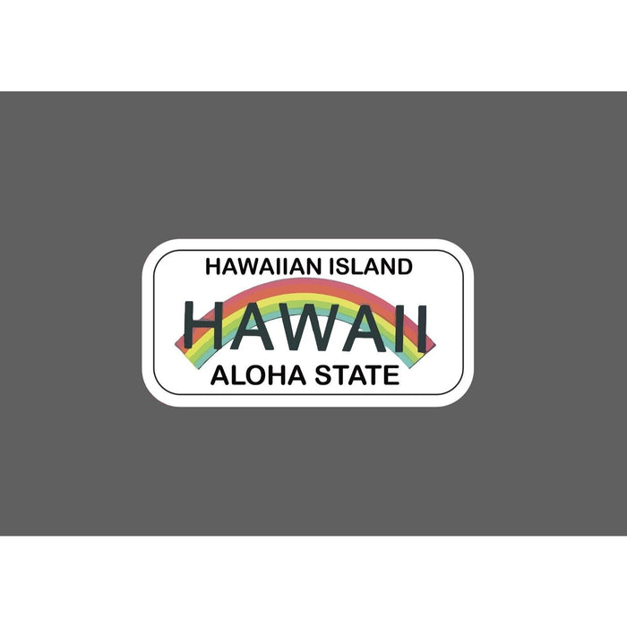 Hawaii License Plate Aloha