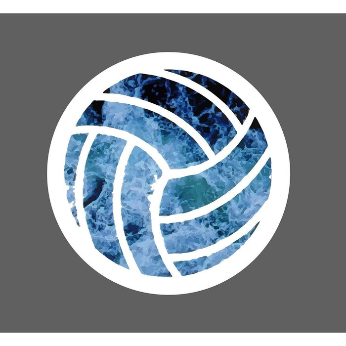 Volleyball Sticker Ocean Waves