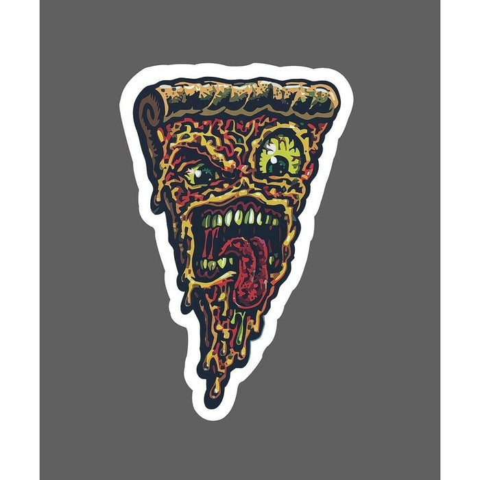 Pizza Slice Sticker Angry Face