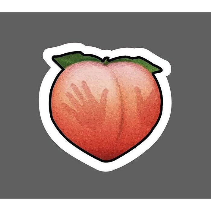 Peach Sticker Handprints