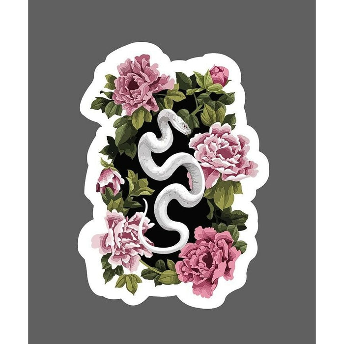 Snake Sticker Floral Viper