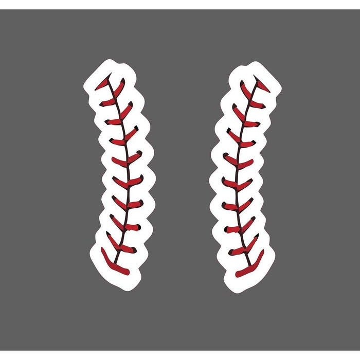 Baseball Laces Stickers Seams (2 Stickers)