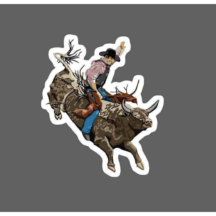 Bull Rider Sticker Rodeo Western