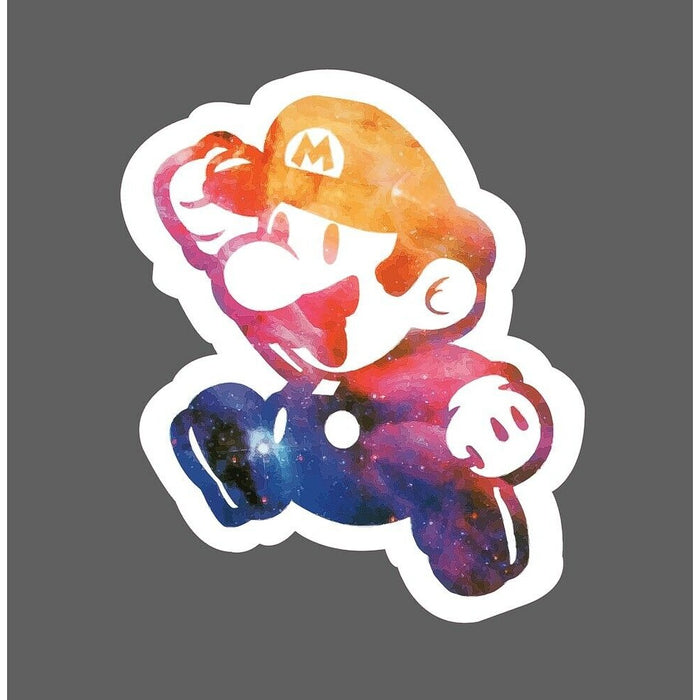 Mario Sticker Galaxy Jump