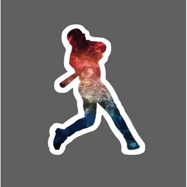 Baseball Swing Sticker Galaxy