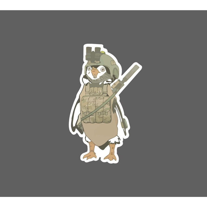 Tactical Penguin Sticker Military