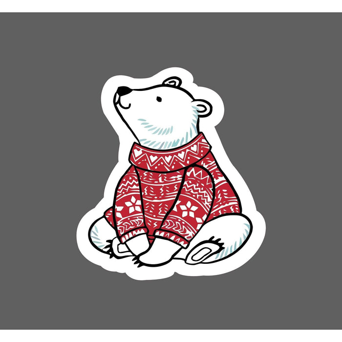 Polar Bear Sticker Sweater